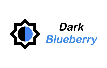 Dark Blueberry - Super Dark Theme