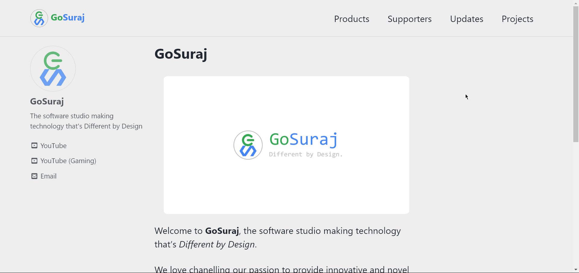 GoSuraj Website v2.5