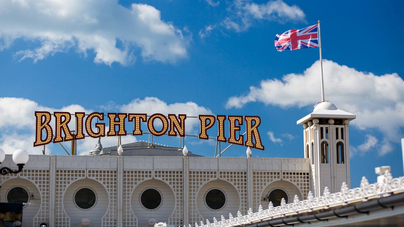 Brighton Pier sign