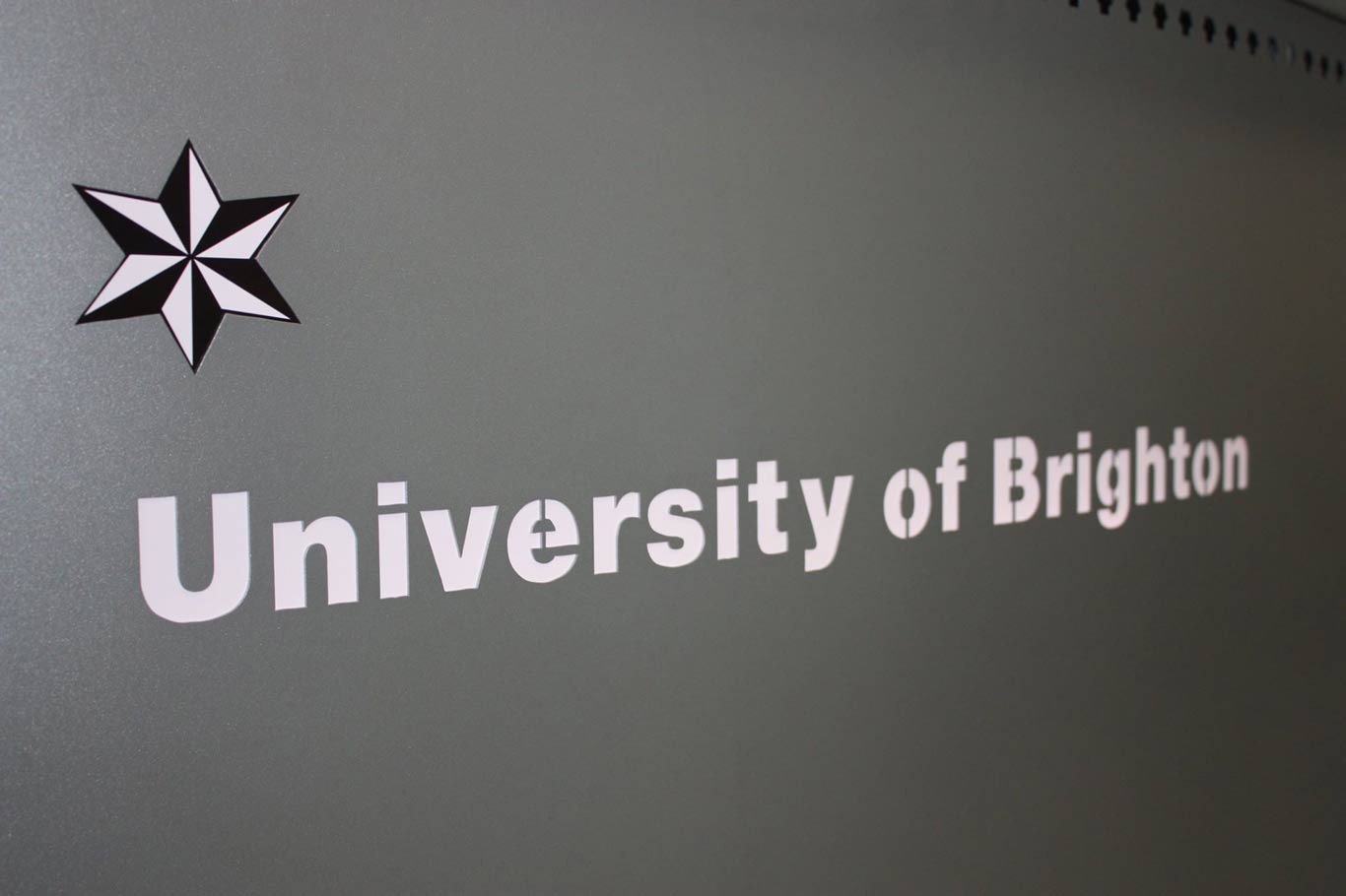 Lectern  Brighton University Sign
