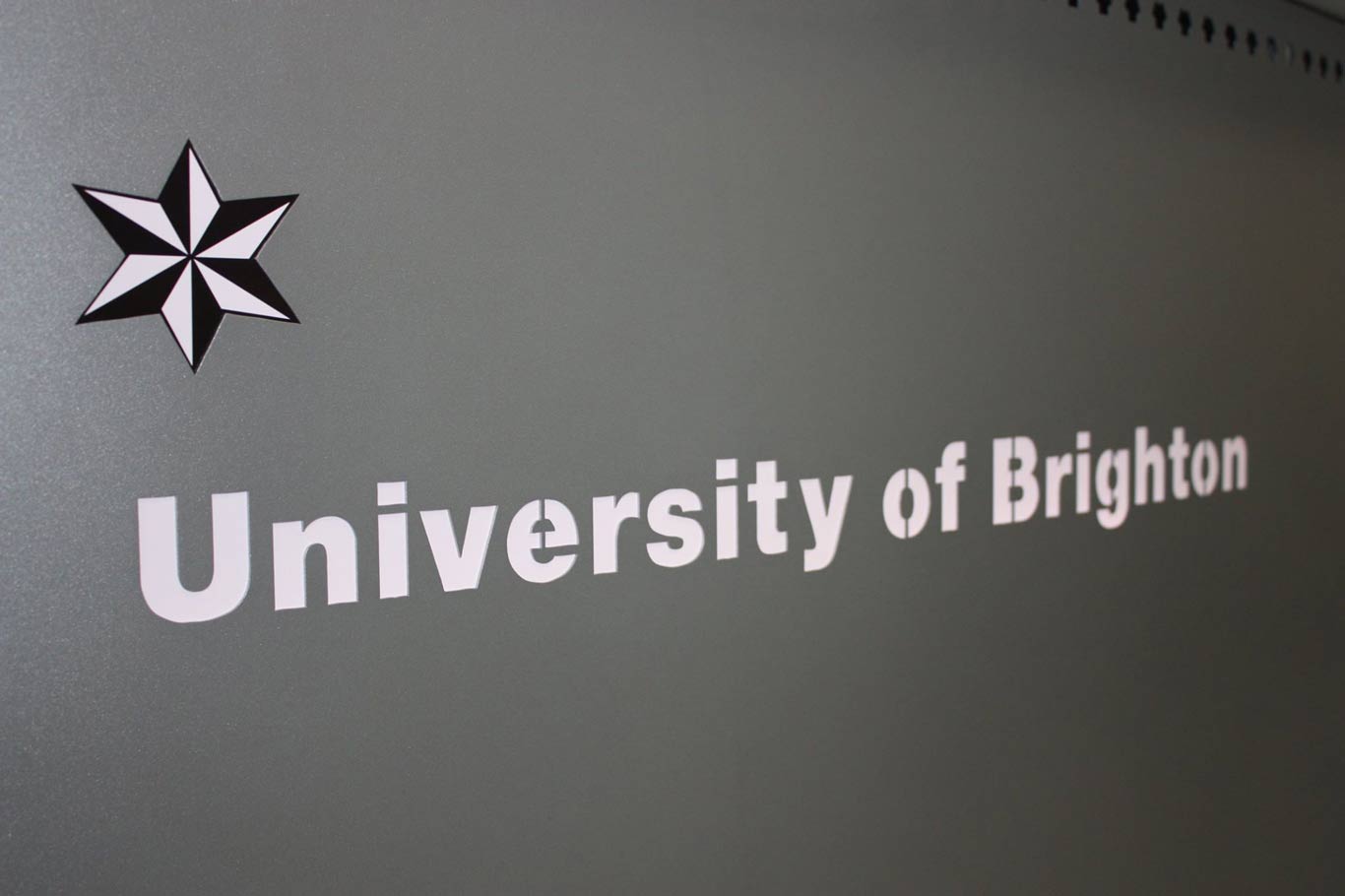 Lectern  Brighton University Sign